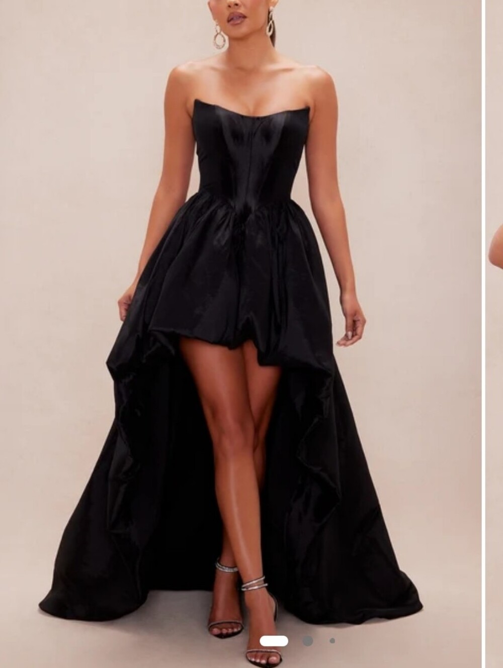 Aurora High Low Taffeta Gown